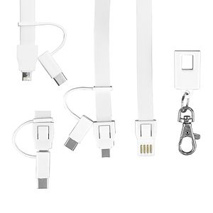 “LAYTON” 5-in-1 Lanyard Cell Phone Charging Cable