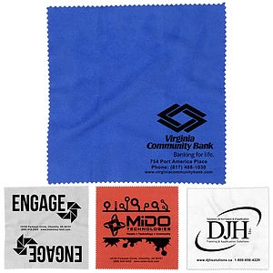 6x 6" “TopSuede” Suede Cleaning Cloth & Screen Cleaner