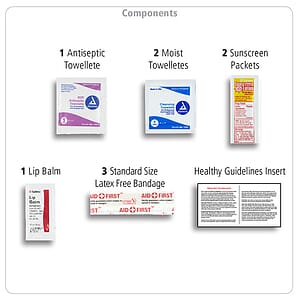"PARIS 10" 10 Piece First Aid Kit