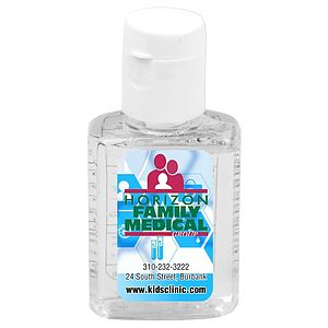 "Sanpal Mini SC" .5 oz Compact Hand Sanitizer Antibacterial Gel in Flip-Top Squeeze Bottle