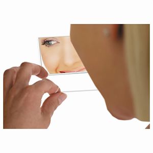 44 Yards Credit Card Size Dental Floss Dispenser with Mirror and Pouch