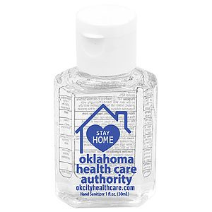 “SanPal” 1.0 oz Compact Hand Sanitizer Antibacterial Gel in Flip-Top Squeeze Bottle