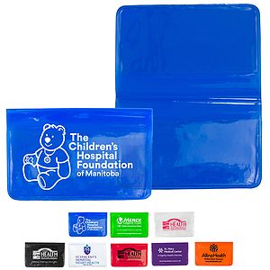 “Majorca” Fold Over Wallet Style Colorful Vinyl Pouch