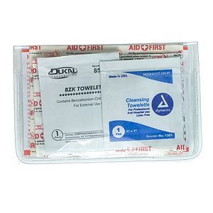 "MESS-NO-MORE XL" 10 Piece Stay Clean First Aid Kit