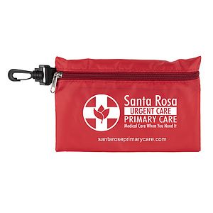 "ALL-YOU-NEED" 28 Piece Multi-Bandage First Aid Kit in Supersized Zipper kit Components with Plastic