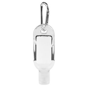 1.0 oz Hand Sanitizer Antibacterial Gel in Flip-Top Bottle with Carabiner
