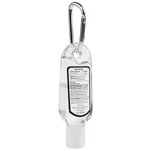 1.0 oz Hand Sanitizer Antibacterial Gel in Flip-Top Bottle with Carabiner