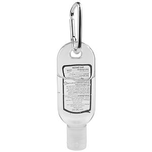 1.0 oz Hand Sanitizer Antibacterial Gel in Flip-Top Bottle with Carabiner