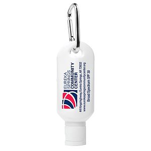 2.0 oz Broad Spectrum SPF 30 Sunscreen Lotion in Carabiner Bottle (Spot Color)