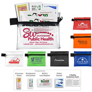 'Stay Safe Kit' 5 Piece Insect Repellent Kit in Zipper Pouch