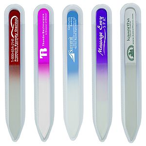 “Nailed It” Tempered Glass Nail File in Clear Sleeve