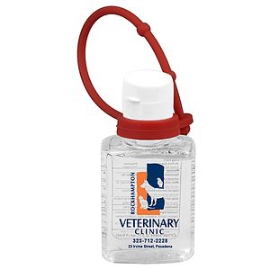 “SanPal S Connect” 0.5 oz Compact Hand Sanitizer Antibacterial Gel in Flip-Top Squeeze Bottle