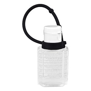 “SanPal Connect” 1.0 oz Compact Hand Sanitizer Antibacterial Gel in Flip-Top Squeeze Bottle with Col
