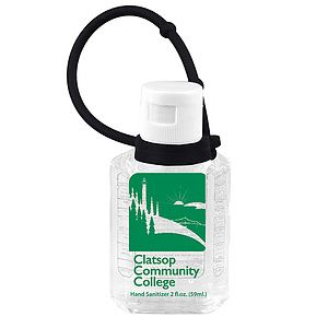 "Breeze" 0.5 oz Compact Hand Sanitizer Antibacterial Gel in Flip-Top Squeeze Bottle