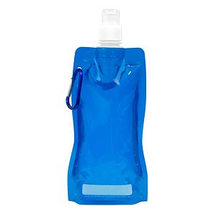 "Roll Up" 18 oz Foldable and Reusable Water Bottle with Matching Carabiner