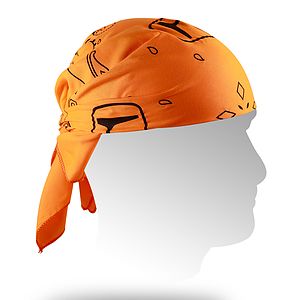 "THE AURORA BANDANA" Headband and Neck Wear Silkscreen - Domestic Production - 22” x 22”