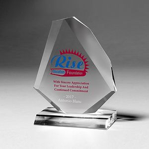 Beveled Diamond Award - Screen Print