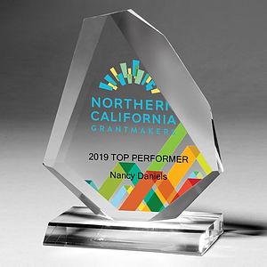 Beveled Diamond Award - Screen Print