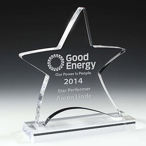 Moving Star Award - Screen Printed