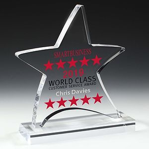 Moving Star Award - Screen Printed
