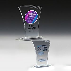 Allure Acrylic Award (6" x 8" x 3/8") - 4 Color Process