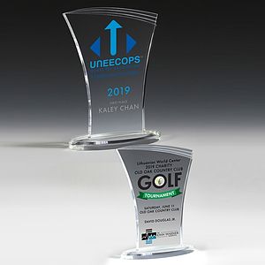Allure Acrylic Award (5 1/4" x 7 1/4" x 3/8") - Screen Print