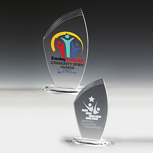 Allure Acrylic Award (4 1/2" x 8" x 3/8") - Screen Print
