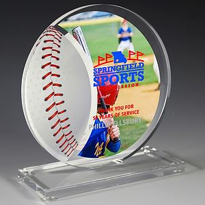 Laser Engrave - Baseball Achievement Award (5-3/4" x 6 1/4")
