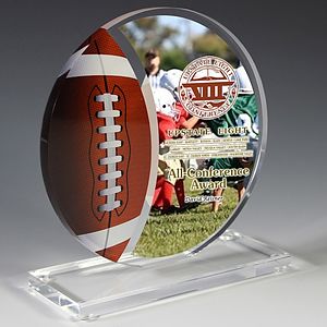 Football Achievement Award- Screen Printed - (5¾" x 6¼")