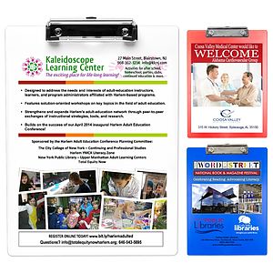 “McQuary FC” Letter Size Clipboard with PhotoImage ® Full Color Imprint* and Metal Spring Clip