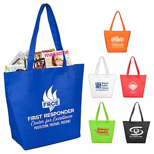 15" W x 12" H x 5" Gusset -"CAMARILLO" Shopping, Grocery and Tote Bag