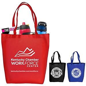 15"W x 14"H x 5”Gusset - "CORAL ECONOMY" Grocery and Shopping Tote Bag
