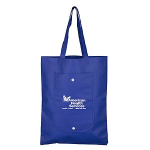 13” W x 17” H - “Cove” Fold-Up Tote Bag