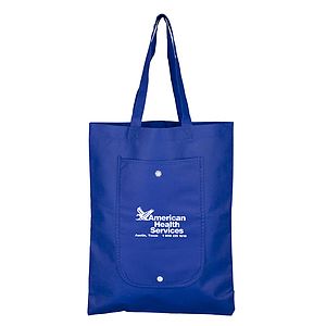 13” W x 17” H - “Cove” Fold-Up Tote Bag