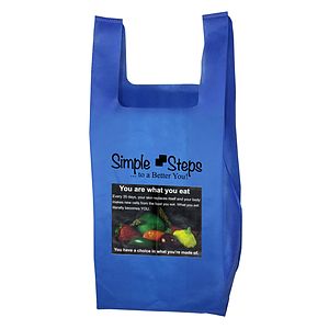12” W x 22-1/2” H - Everyday Grocery Shopping Tote Bag