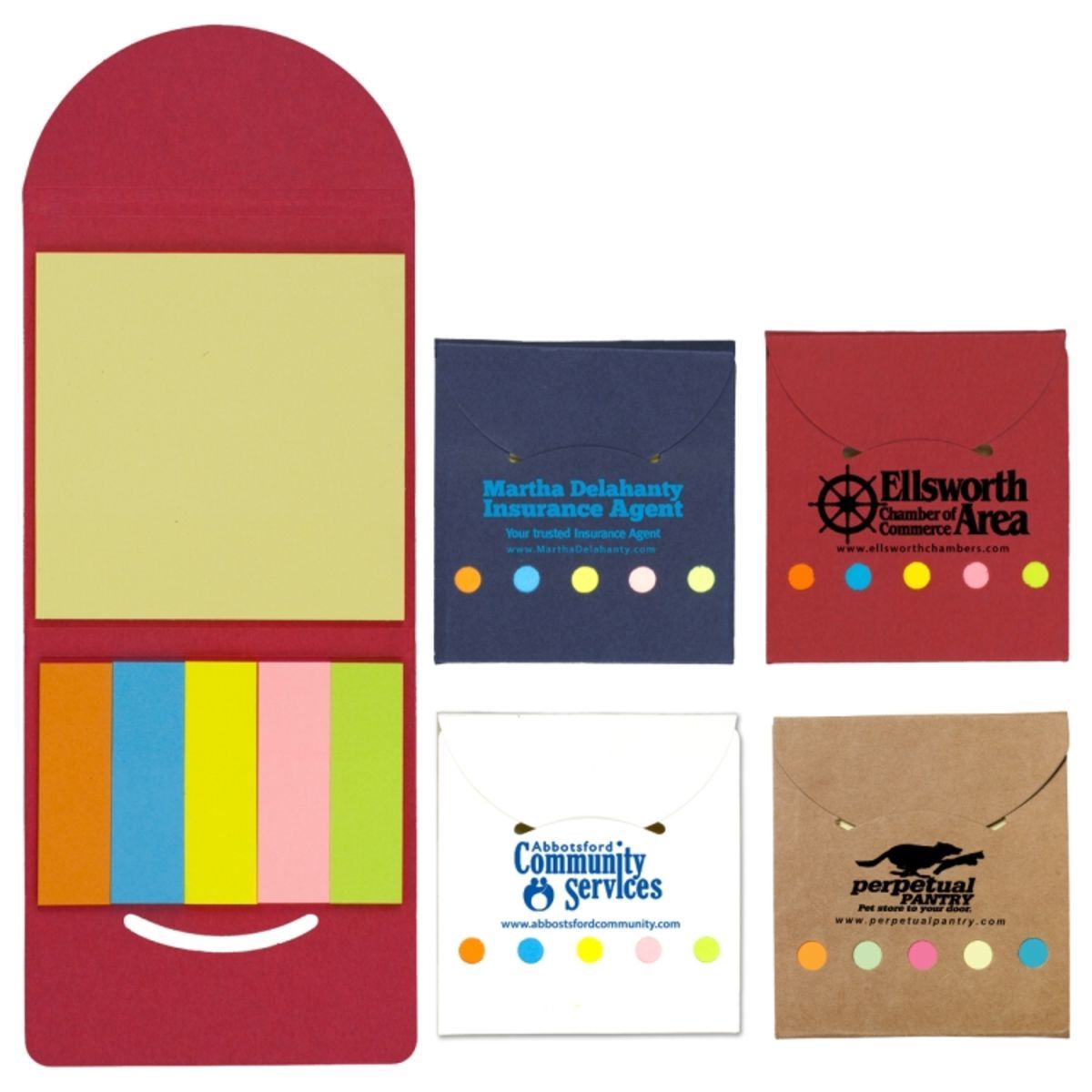 Recycled Sticky Notes and Flags Booklet