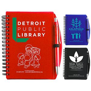 "Carmel" Jotter Notepad Notebook with Pen