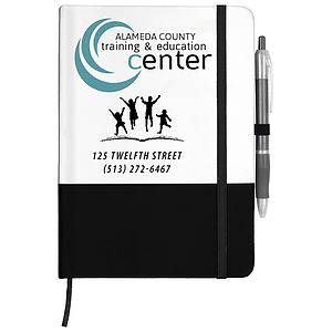“Capitola" Notepad Notebook with Pen Loop