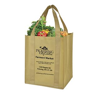 13"W x 15"H x 10”Gusset -"SUPER MEGA" Grocery Shopping Tote Bag