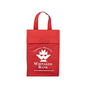 6-1/2"W x 9"H x 3 ½”Gusset - "BAG-IT" Value Priced Lightweight Lunch Tote Bag