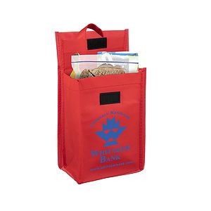 6-1/2"W x 9"H x 3 ½”Gusset - "BAG-IT" Value Priced Lightweight Lunch Tote Bag