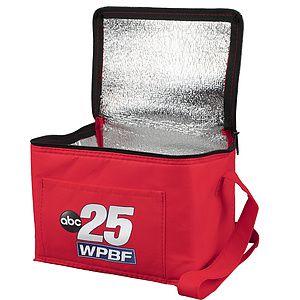 8” W x 6” D x 6” H - “Cool-It” Non-Woven Insulated Cooler Bag