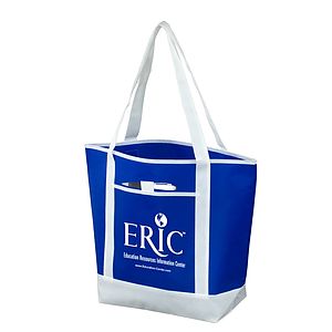 17-1/2"W x 13-1/2"H x 6"Gusset - "THE LIBERTY" Corporate, Travel and Beach Tote Bag