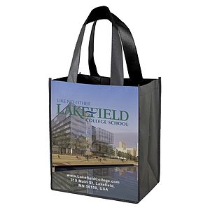 12W x 13H x 8Gusset  GALLERIA Full Color Import Air Ship Grocery Shopping Tote Bags