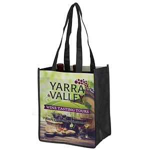 8”W x 10”H x 4”Gusset - “SAWGRASS” Full Color Import Air Ship Grocery Shopping Tote Bags