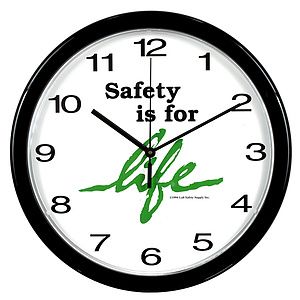 "Bezel" 12” Economy Oversized Wall Clock