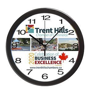 "Bezel" 12” Economy Oversized Wall Clock