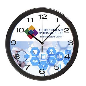 "Bezel" 12” Economy Oversized Wall Clock