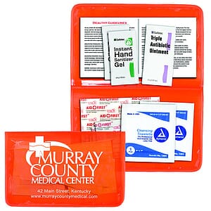 "Delilah" 12 Piece First Aid Kit In Colorful Vinyl Pouch