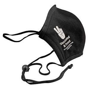 Ear Free Over The Head 3-Ply Face Mask With Nose Wire
